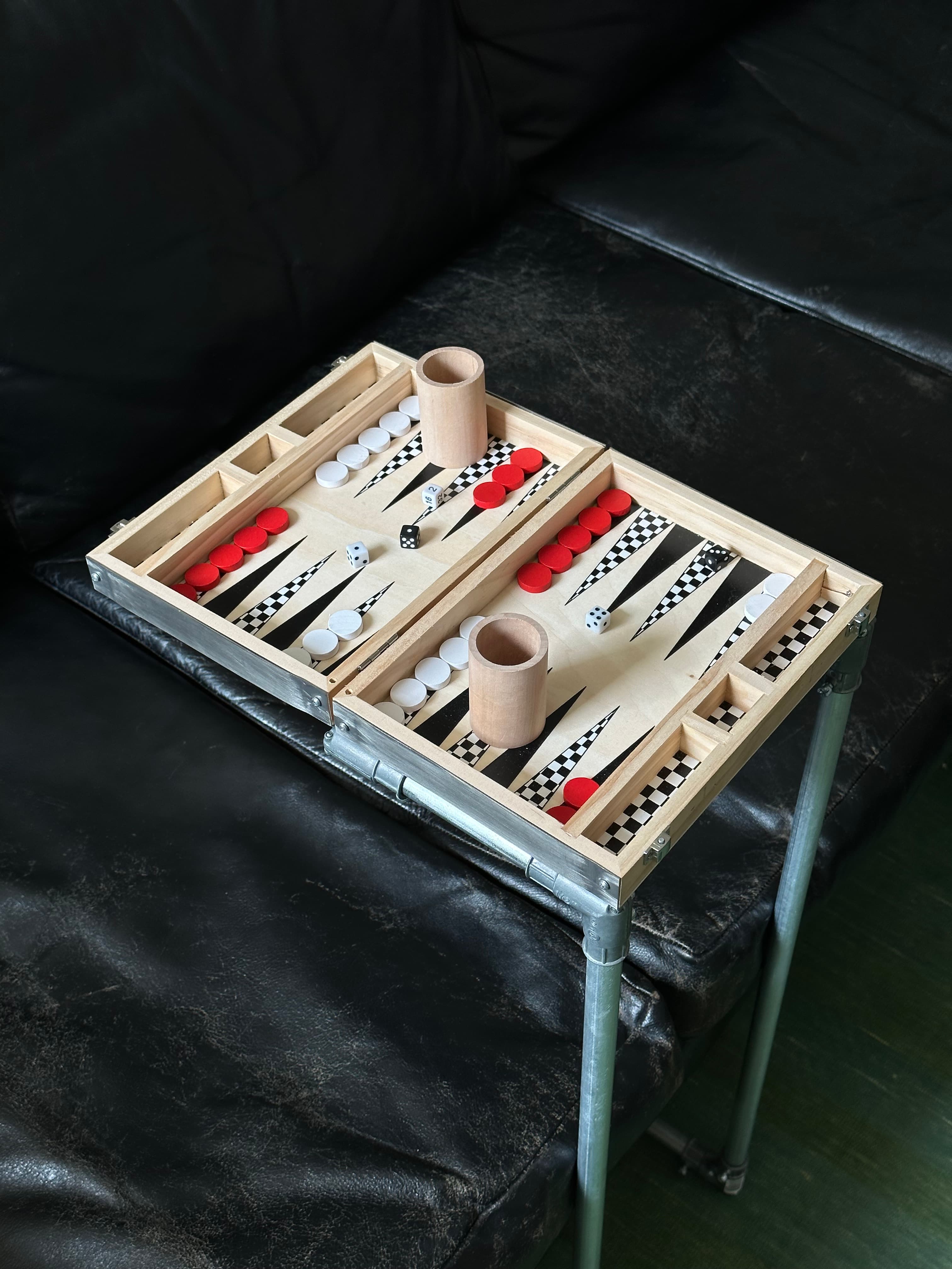 custom backgammon table